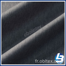 Tissu Twill Cationic en polyester obl20-665 avec revêtement TPU
